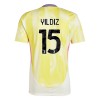 Maillot de Supporter Juventus Yildiz 15 Extérieur 2024-25 Pour Homme